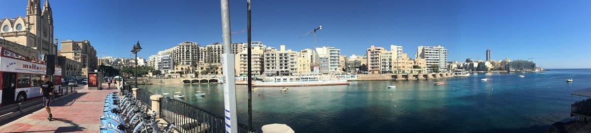 Malta coast and sea panorama: CBN on Soula and Shark Tank Malta