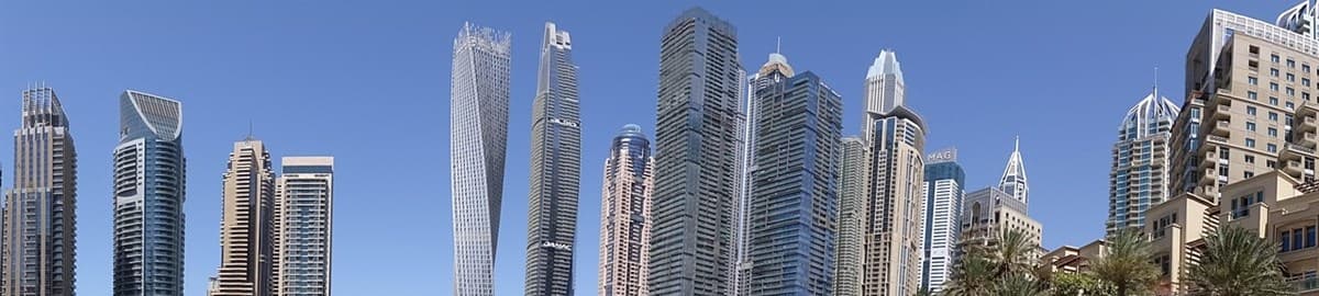 Dubai Marina skyscrapers: Marie Claire Arabia interview on Soula